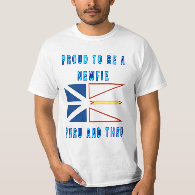 T-SHIRT FIER D'ÊTRE A NEWFIE DE PART EN PART (Devant)