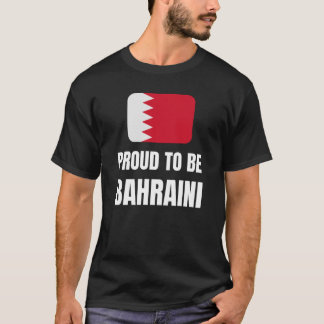 T-shirt Fier d'être Bahreïn