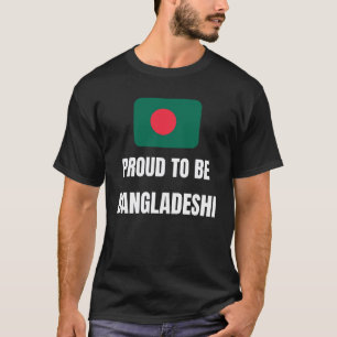 T-shirt Fier d'être Bangladais