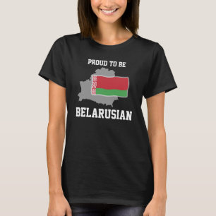 T-shirt Fier d'être Biélorusse