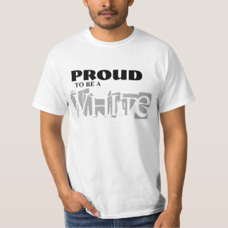 T-SHIRT FIER D'ÊTRE BLANC