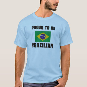 T-shirt Fier d'être BRÉSILIEN
