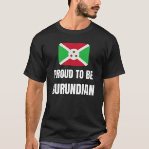 T-shirt Fier d'être burundais