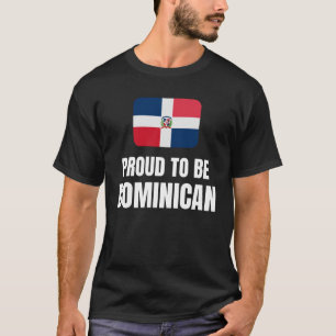 T-shirt Fier d'être dominicain
