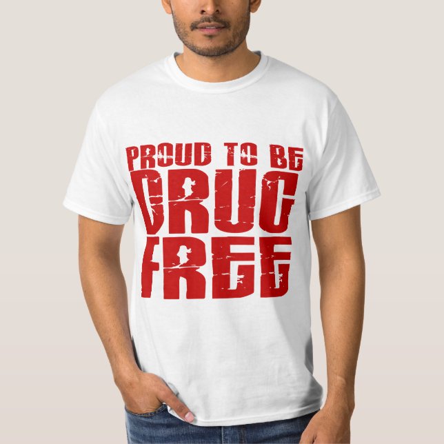 T-shirt Fier d'être drogue libérez 2 (Devant)