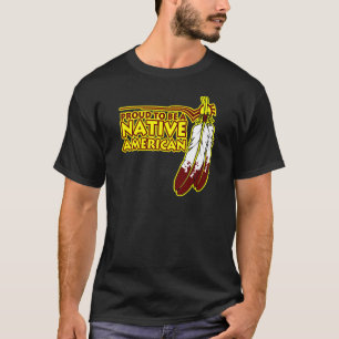 T-shirt Fier d'être Indien d'Amerique indigène