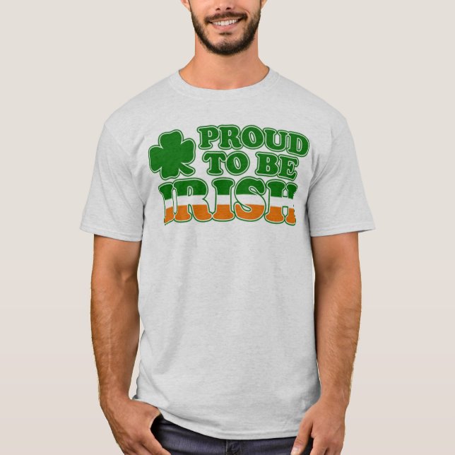 T-shirt Fier d'être irlandais (Devant)