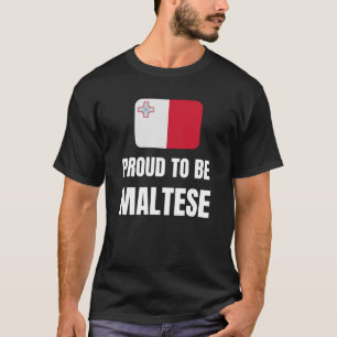 T-shirt Fier d'être maltais