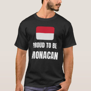 T-shirt Fier d'être Monacan