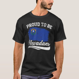 T-shirt Fier D'Être Nevadans Amérique Nevadiens Je L'Aime