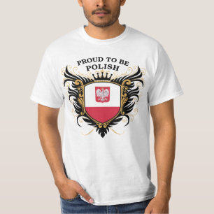T-shirt Fier d'être polonais