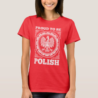 T-shirt Fier d'être polonais
