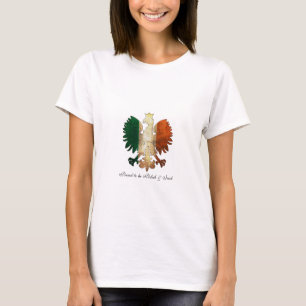 T-shirt Fier d'être polonais et Irlandais