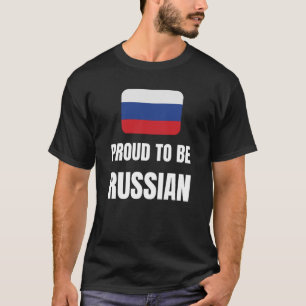 T-shirt Fier d'être russe