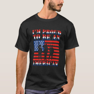T-shirt Fier D'Être Un Américain