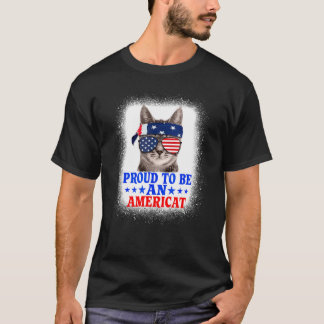 T-shirt Fier D'Être Un Américain Patriotique 4 juillet Cha