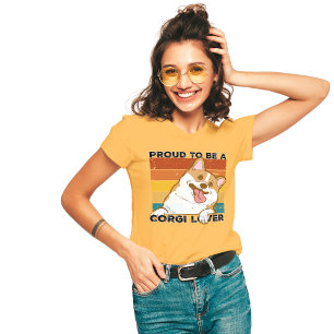 T-shirt Fier D'Être Un Amoureux Du Corgi