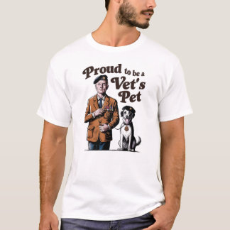 T-shirt Fier d'être un animal de compagnie vétérinaire