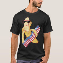 Fier d'être un mème de banane 4 juillet américain