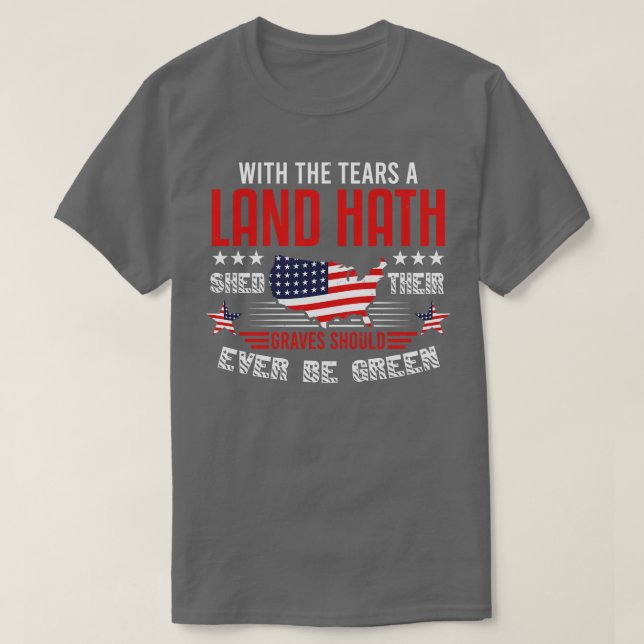 T-shirt Fier D'Être Un Patriote Américain (17) (Design devant)