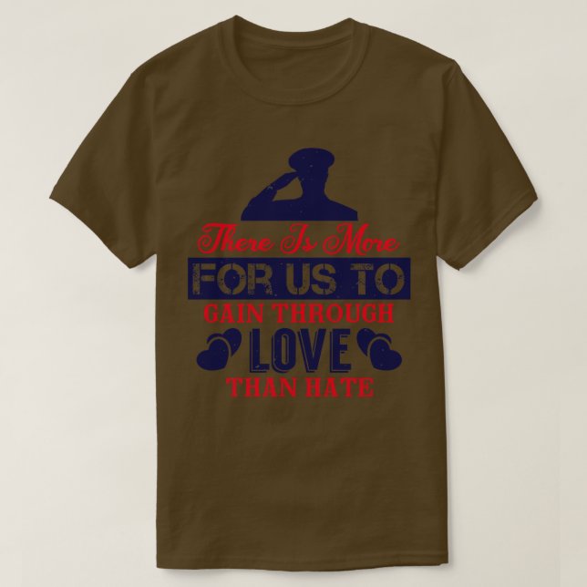 T-shirt Fier D'Être Un Patriote Américain (18) (Design devant)