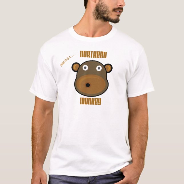 T-shirt Fier d'être un singe du nord (Devant)