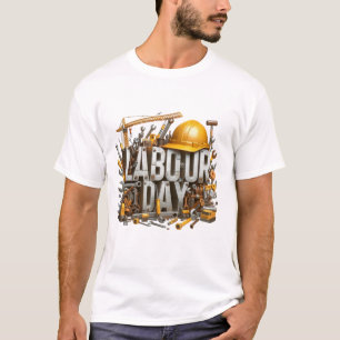 T-shirt "Fier d'être un travailleur - Tee de la fête du tr