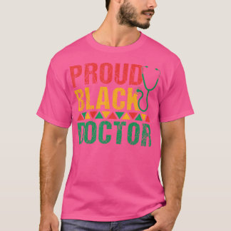 T-shirt Fier docteur noir