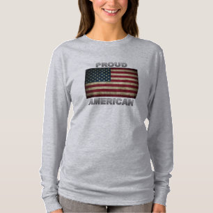 T-shirt Fier drapeau AMÉRICAIN