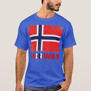T-shirt Fier drapeau norvégien Oslo Norvège
