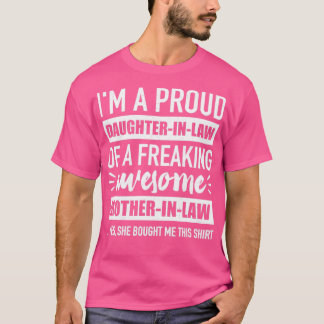 T-shirt Fier droit-fille de la belle-mère
