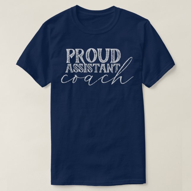 T-shirt Fier entraîneur adjoint 6 (Design devant)