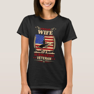 T-shirt Fier Épouse Du Sous-Marin Vétéran Femme Sous-Marin