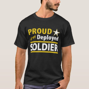 T-shirt Fier fait sur commande de ma chemise déployée de