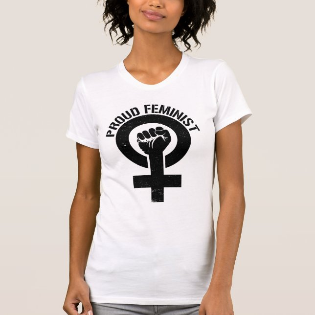 T-SHIRT FIER FÉMINISTE (Devant)