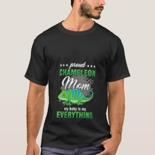 T-shirt Fier Femme Chameleon Maman Mère Mama Baby Everyy