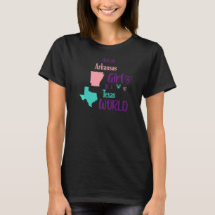 T-shirt Fier fille Design Juste une fille de l'Arkansas da