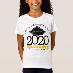 T-Shirt Fier Fille d'un diplômé Chaque année Diplôme