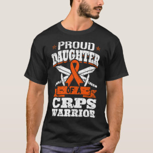 T-shirt Fier Fille D'Un Guerrier De Crps Rsd Sensibilisati