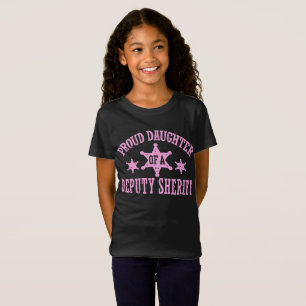 T-Shirt Fier fille d'un shérif adjoint