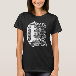 T-shirt Fier Football Américain Papa Iu2019ll Sera Ses Big