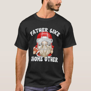T-shirt Fier Football Papa Gnome Graphisme Pour Les Hommes