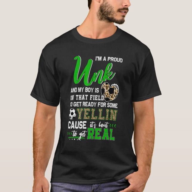 T-shirt Fier Football Unk Soccer Famille Correspondant 1 (Devant)