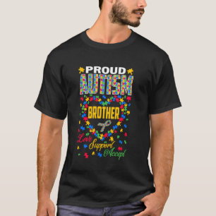 T-shirt Fier frère autiste Journée de sensibilisation à l'
