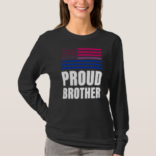 T-shirt Fier Frère Bisexuel Drapeau Lgbt Gay pride