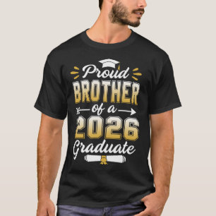 T-shirt Fier Frère Classe de 2026 Diplômé Senior 2026 G