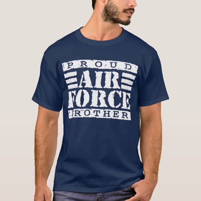 T-shirt Fier frère de la Force aérienne (Devant)