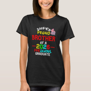 T-shirt Fier FRÈRE de l'école maternelle pré-K 2026
