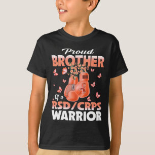 T-shirt Fier Frère D'Un Boxi De Sensibilisation Des Guerri