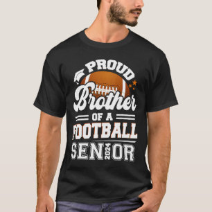 T-shirt Fier Frère D'Un Diplômé Supérieur De Football 2024